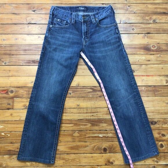 SILVER jeans Zac jeans mens blue boot cut size 29 - Picture 7 of 11